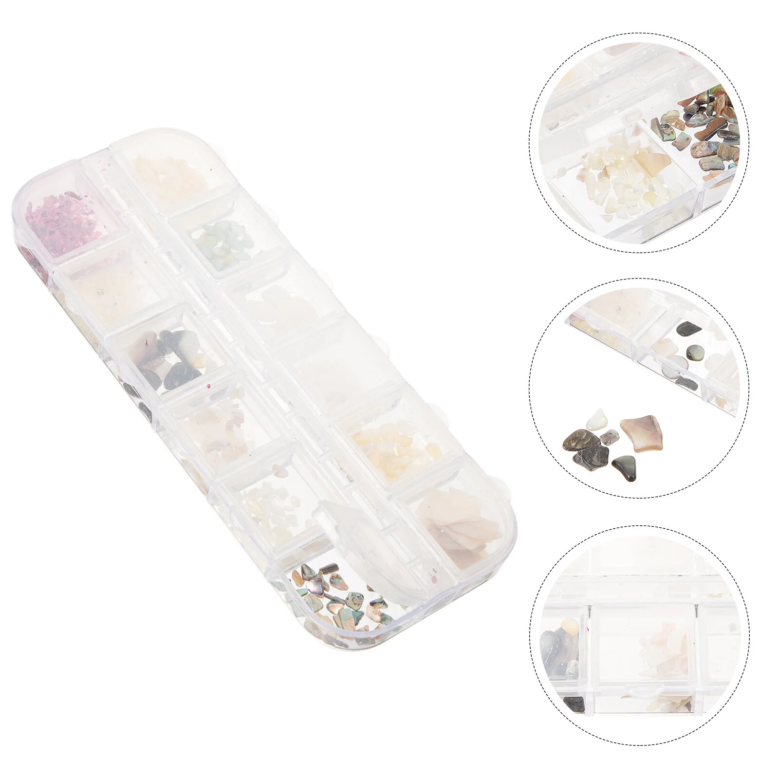 

Shell Pieces Manicure Decors Nail Charms Fake Nails Small Gems Women Decorations