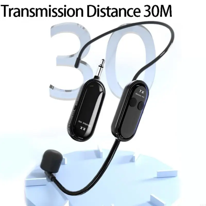 Фото R2LB 2,4 ГГц беспроводная микрофонная гарнитура Mics Mics Hearheld для усилителя караоке №1