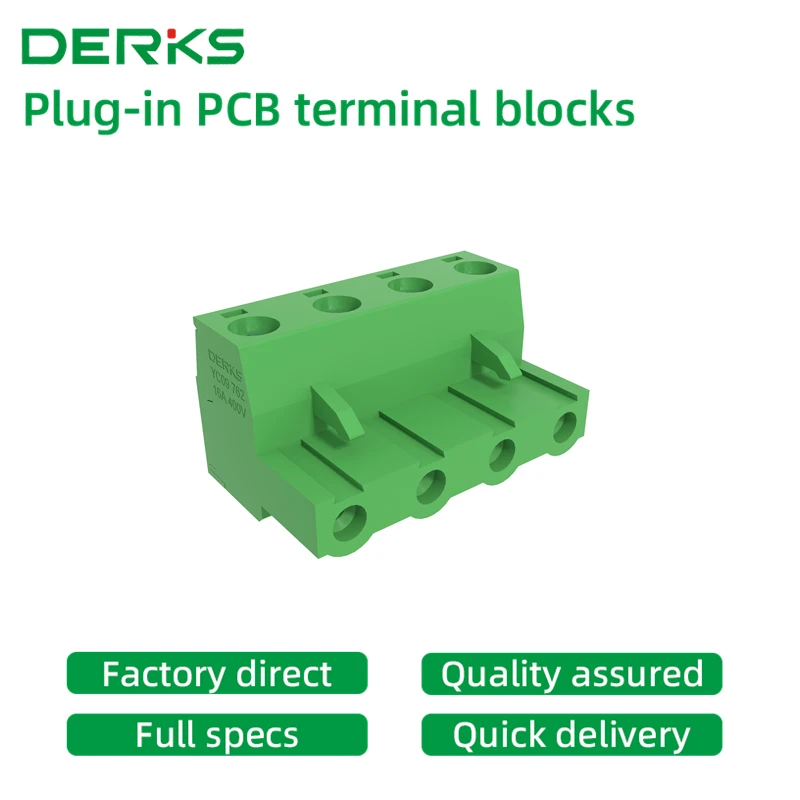 2EDG Поставка медной клеммы для подключения печатной платы Зеленый штекерный тип
