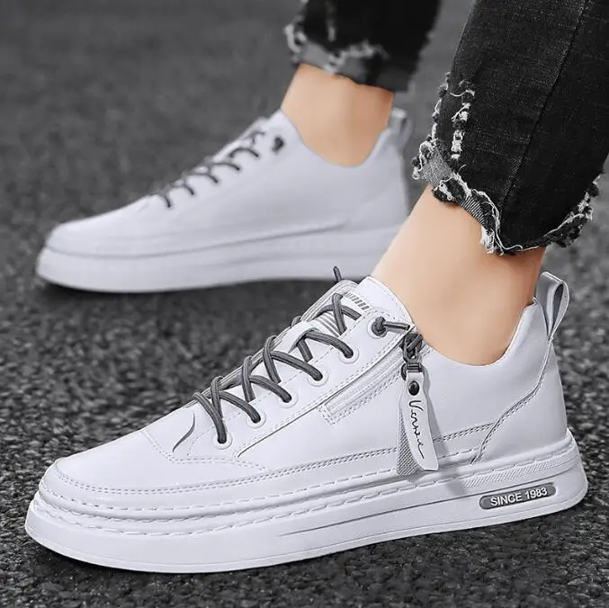 

Handmade Leather Casual Shoes For Men Sneakers Man Comfortable Leather Shoes Men Loafers Hot Sale Driving