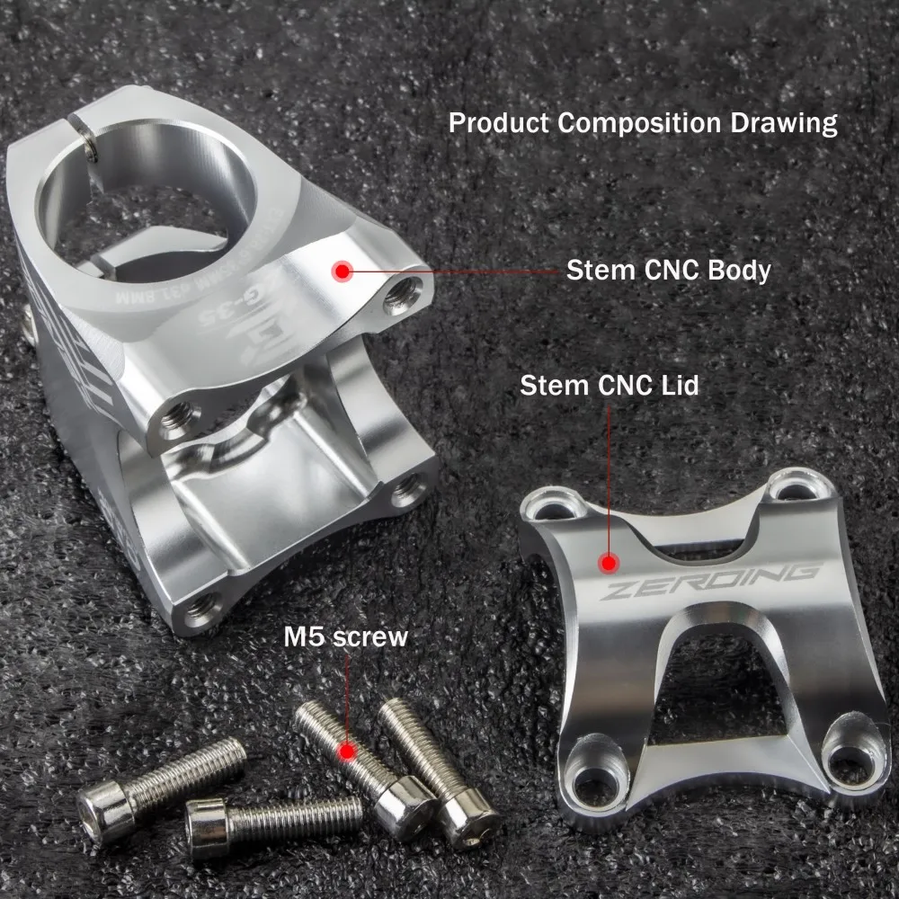 Шток руля для горного велосипеда ZEROING 28 6 мм 31