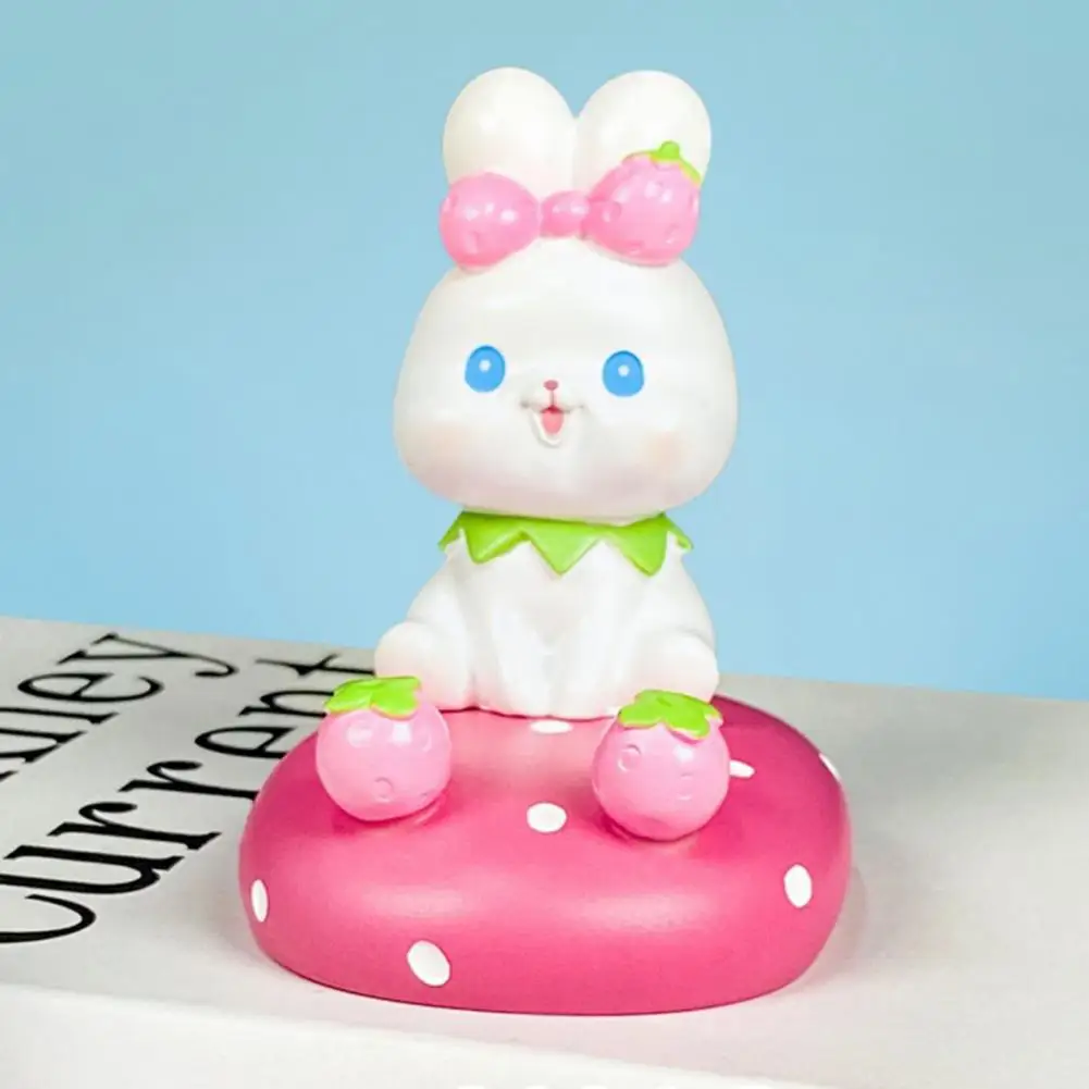 

Phone Mount Cute Cartoon Design Interesting Shape Lovely Rabbit Desk Phone Holder Home Supply