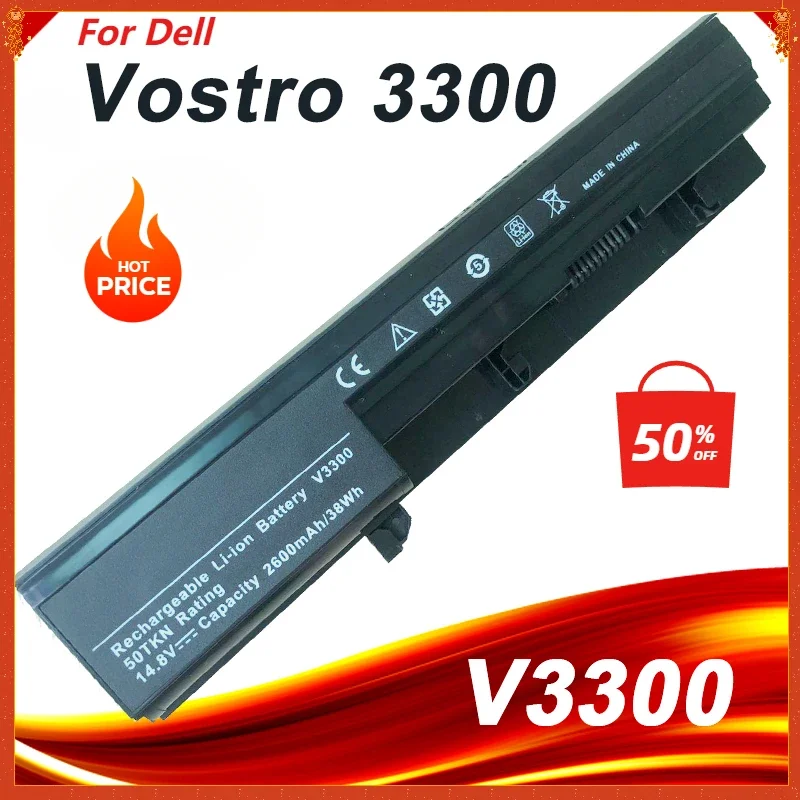 Аккумулятор для ноутбука Dell Vostro 3300 3350 0XXDG0 50TKN GRNX5 NF52T 451-11354 7W5X09C V3300 V3350 14 8 В