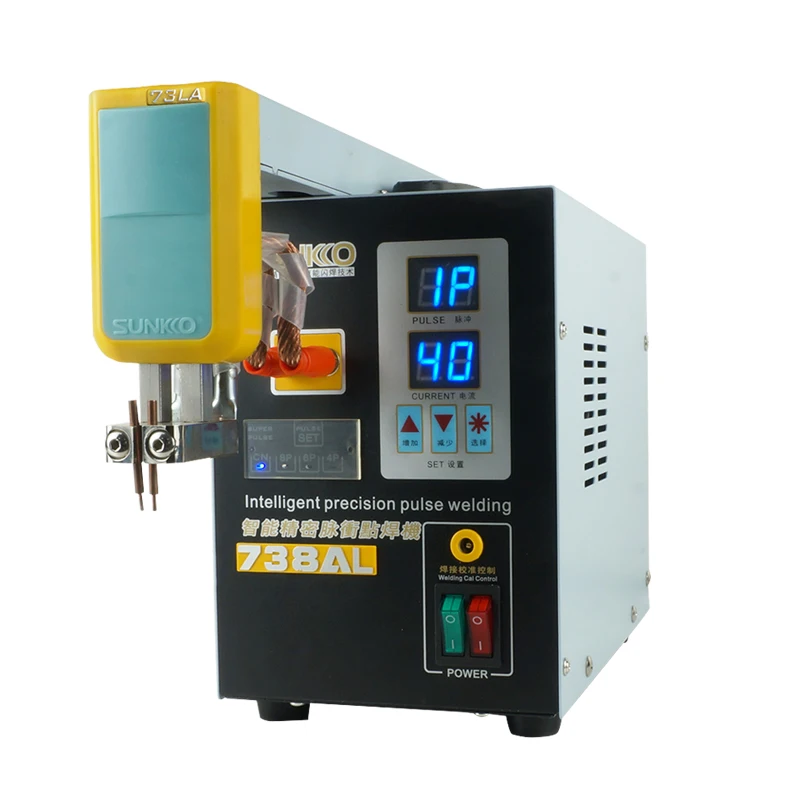 

w738AL Battery Spot Welder Machine 3.6KW Adjust Telescopic Arm Welding Head With a Spot Welder Pen Automatic Pulse Welding