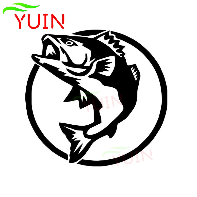 

Модная наклейка на автомобиль, рыбалка, охота, спорт, рыба, животное, украшение на тело, ПВХ солнцезащитные наклейки