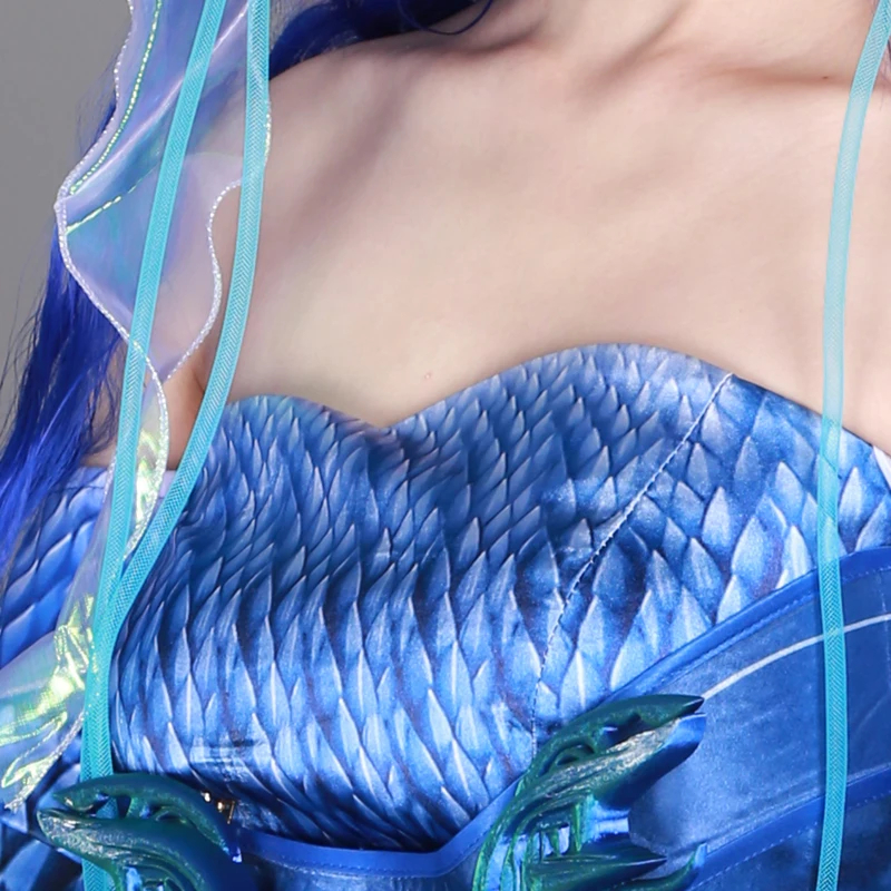 Косплей костюм Не Zha сезон 2 синее платье