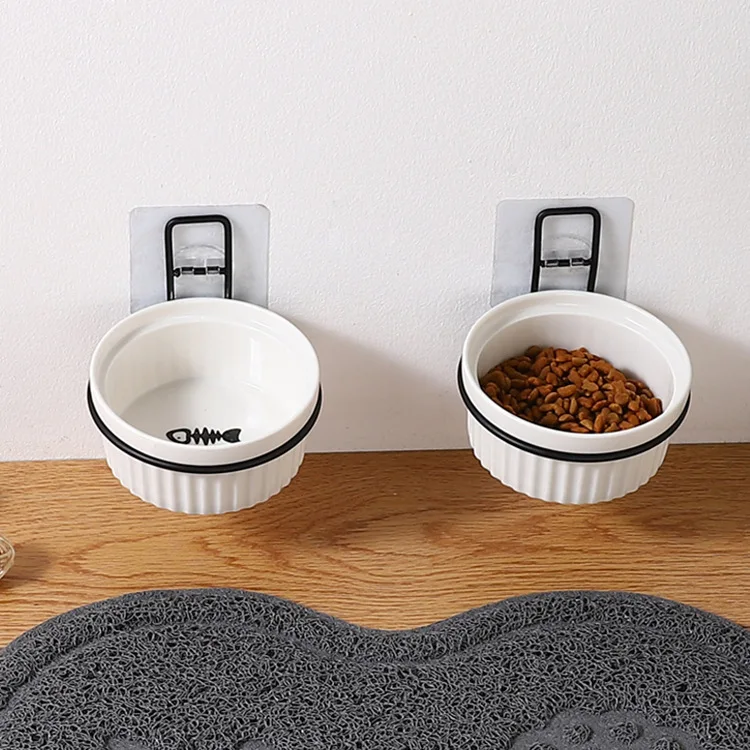 

Pet Food Bowl Hanging Fixed Cat Bowl Cat Bowl Cat Food Bowl Water Anti-overturning Dog Bowl Pet Supplies