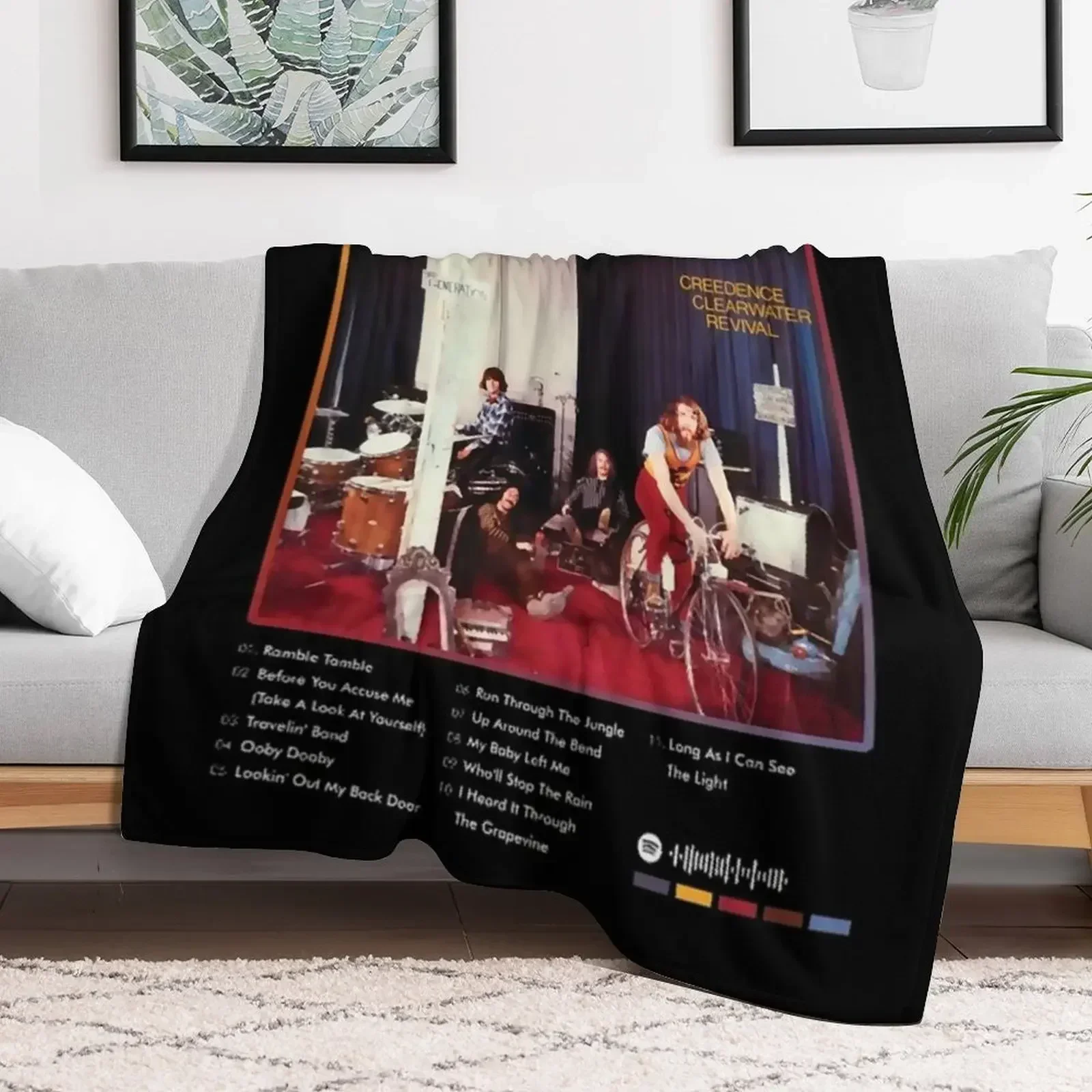 Creedence Clearwater Revival - Cosmo's Factory Tracklist Album (1) Плед Симпатичные клетчатые