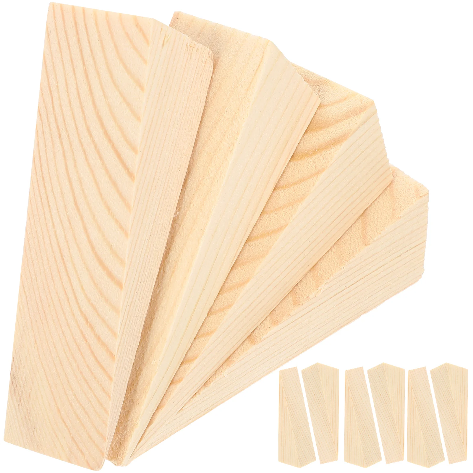 

Door Protectors Vehicles Triangular Wooden Wedge Woodsy Decor Stopping Ornament