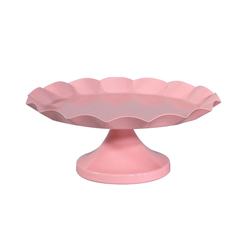 

Романтический розовый поднос для торта, свадебные реквизиты, железная стойка для торта, украшение для десертного стола, розовый поднос для ...