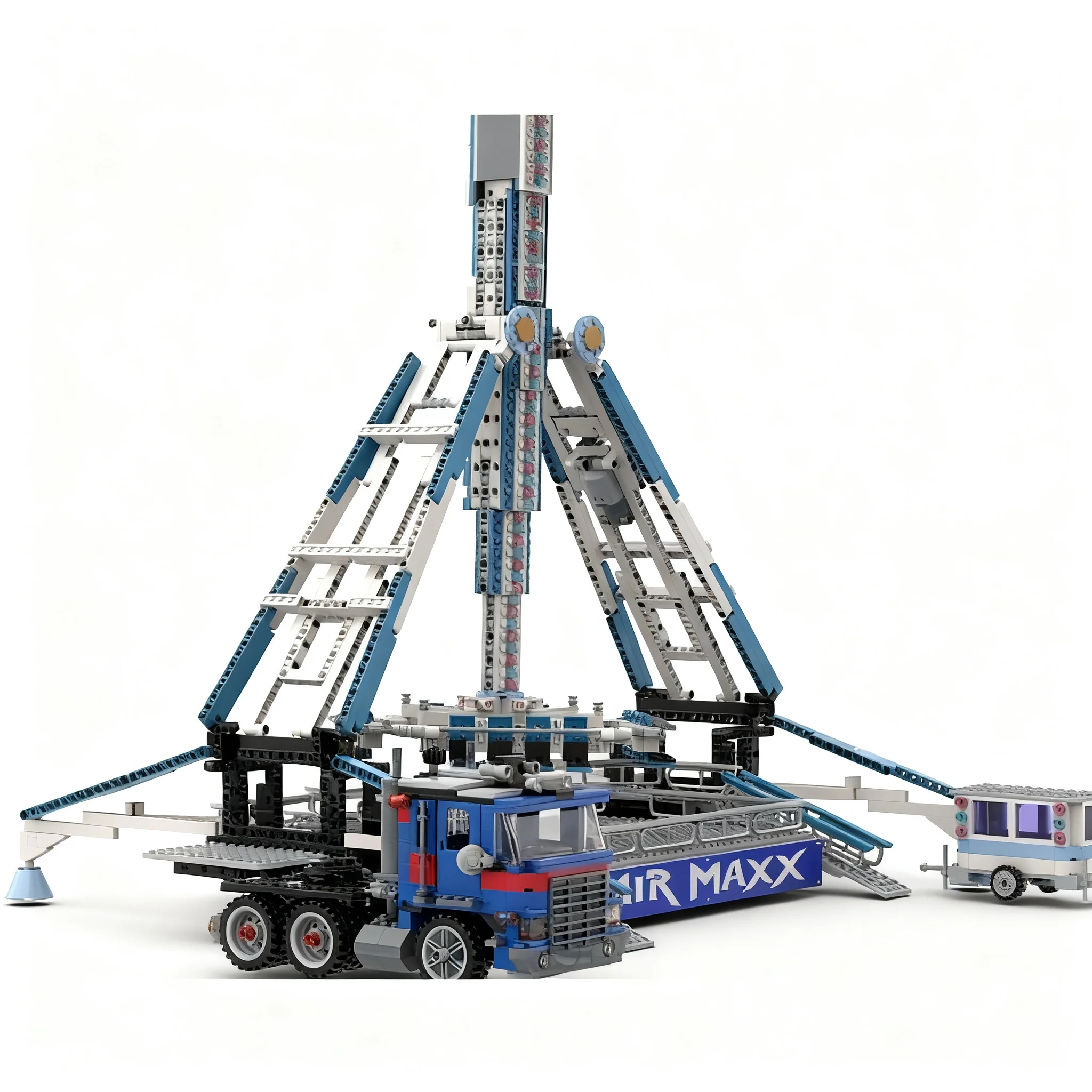 2191 деталь MOC Creator Expert: Модель аттракциона Loopfigter, конструктор, идея для рождественского подарка, DIY, для детского творчества (art.: 3920dc69f3990) - 3920dc69f3990