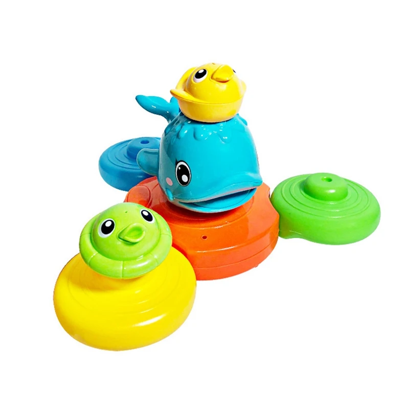 

Baby Bath Toys Spray Water Shower Swim Pool Electric Spinning Floating Whale Bathtub Toys Summer And Water Toys For Kids
