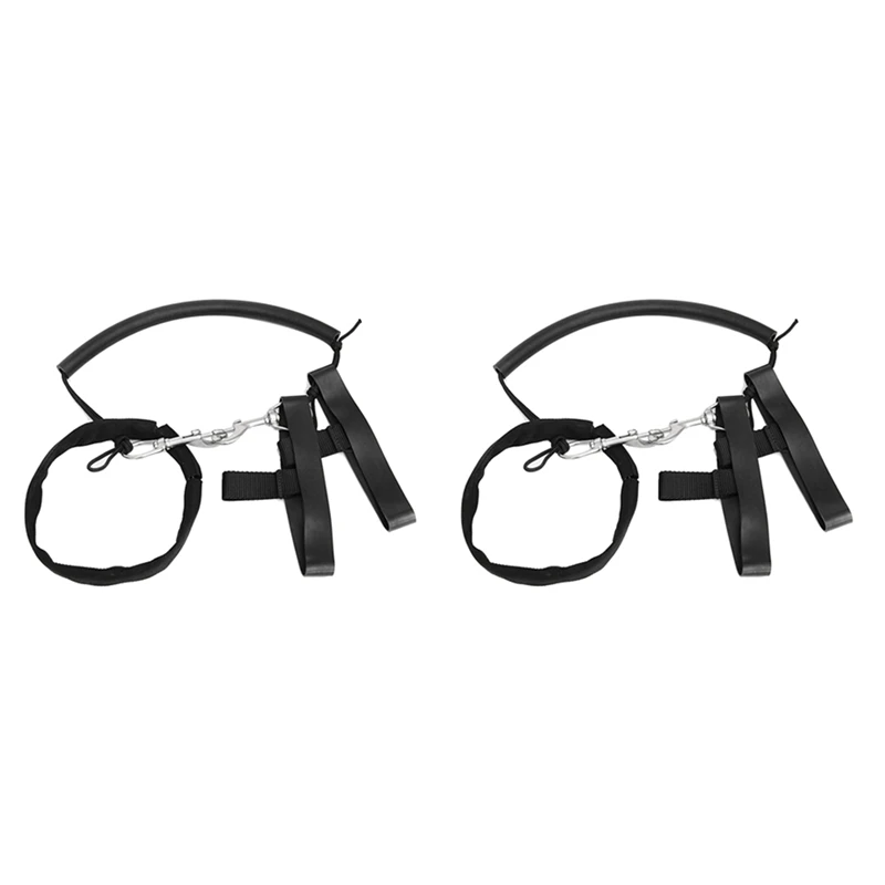 

New-2X Scuba Diving Tank Cylinder Stage Bottle Rigging Sidemount Strap+Clamp And Clips,Dive Cylinder Straps,For 11-12L Tank