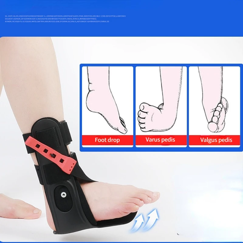 Adjustable Foot Droop Splint Varus Ankle Foot Support Training Device Hemiplegic Foot Rest Valgus Bracket Orthosis With Air Bag
