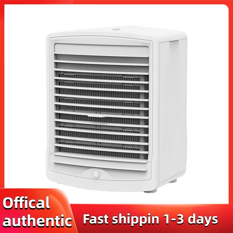 Smart Air Cooling Fan Air Conditioner Human Body Sensor 500ml Water Tank Desktop Air Fan for Office Bedroom with Ice Box