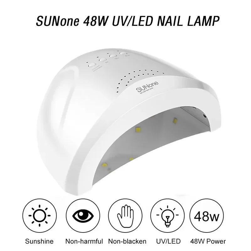 

Лампа SUNone УФ/LED для сушки ногтей, профессиональная сушилка для гель-лака с 4 режимами, интеллектуальное устройство для сушки ногтей, инструме...