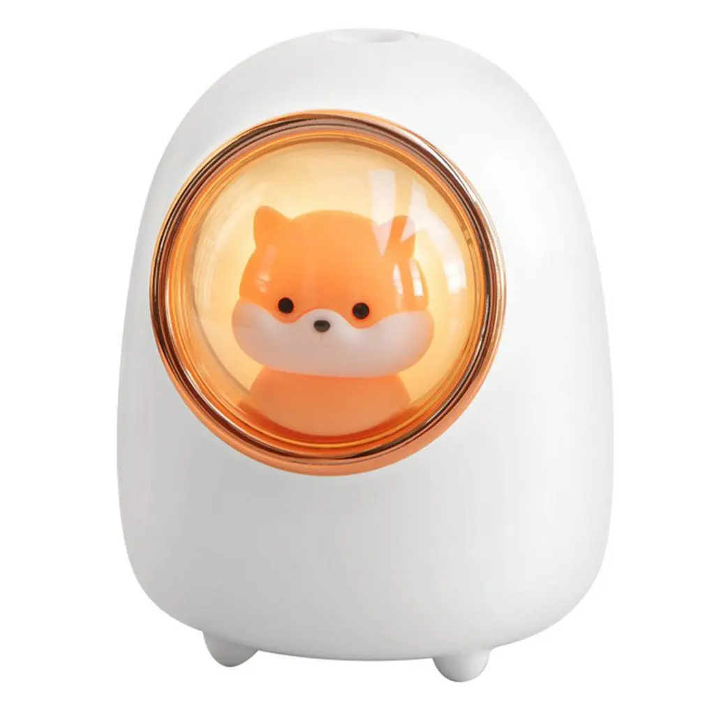 

Cute Space Capsule Hamster Humidifier Diffuser Portable Home Office Mini Mist Maker 350ML Silent Bedroom Sprayer Life Appliance