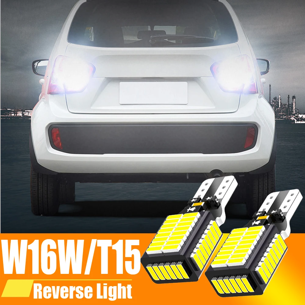 2pcs LED Backup Light Blub Reverse Lamp W16W T15 921 Canbus For Suzuki Grand Vitara 1998-2015 Ignis 3 Swift 5 mk5 SX4