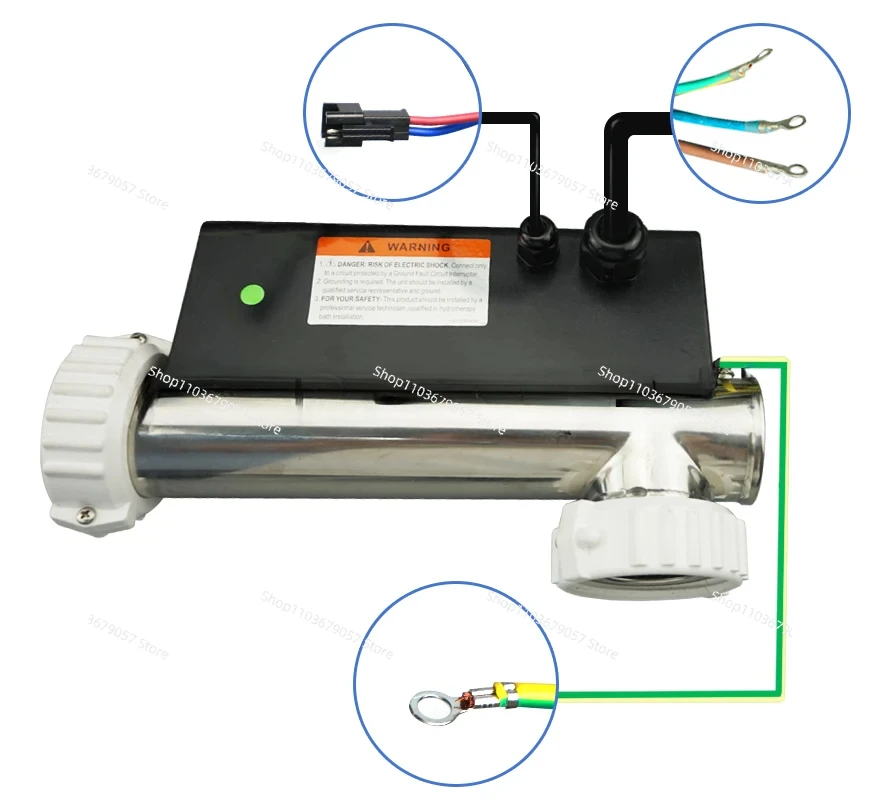 Дешевый обогреватель для спа семейный джакузи 3 кВт 220 В гидромассажная Ванна H30 R2