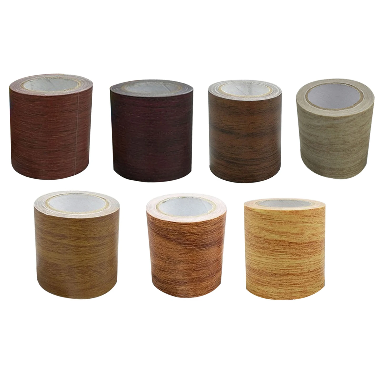 

Realistic Woodgrain Repair Adhensive Duct Tape 8 Colors For Furniture Self-adhesive Waterproof Wood Grain Stickers