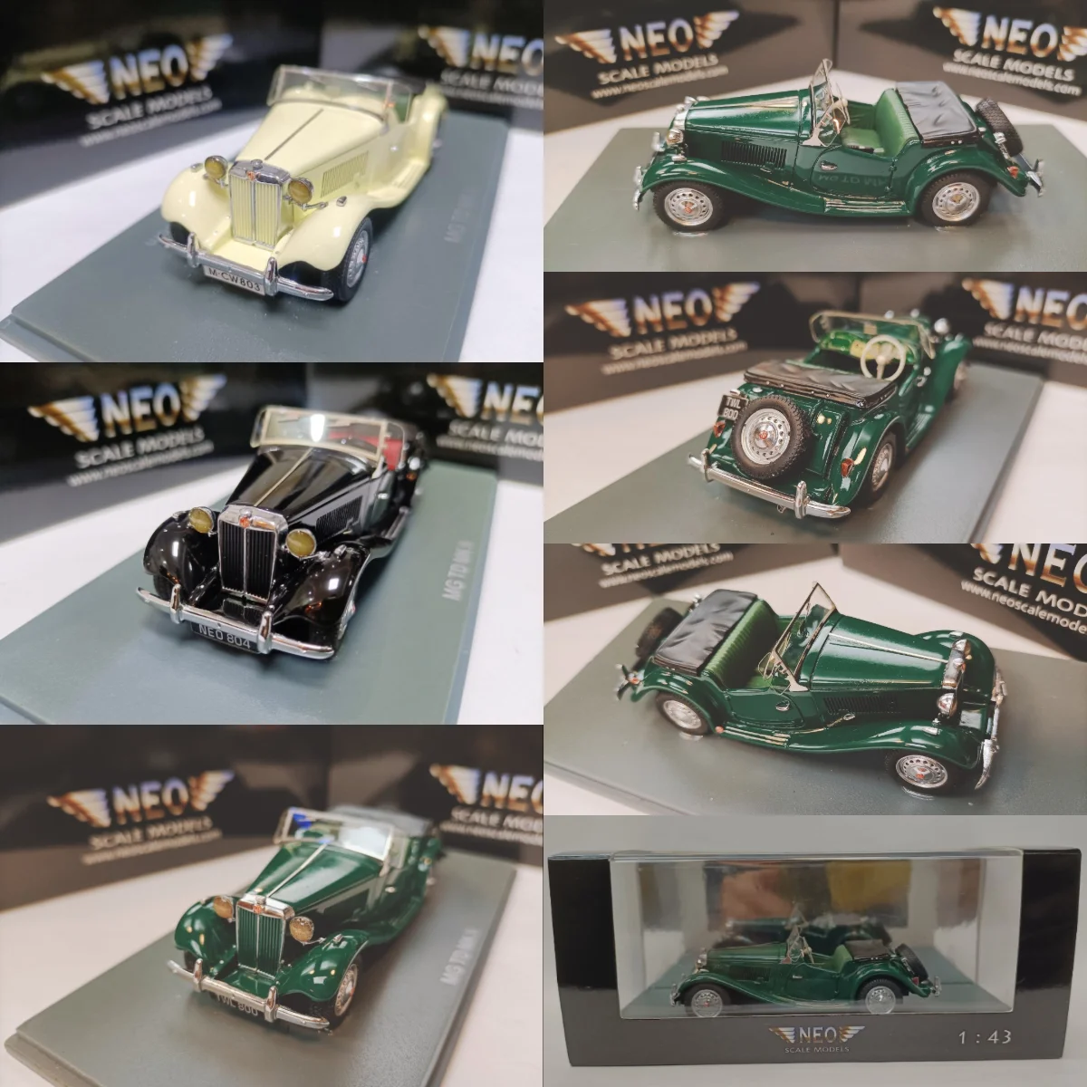 Neo 1: 1 TD MKII винтажная модель автомобиля Ограниченная серия металлическая