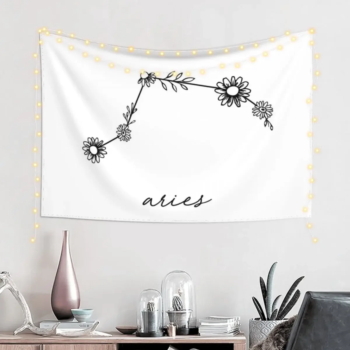 Гобелен &quotОвен Зодиак Дикий Цветок&quot