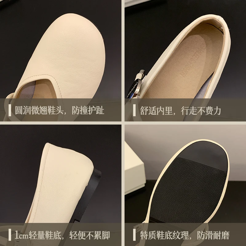 Мокасины Мягкие женские туфли без шнуровки универсальная Повседневная Удобная