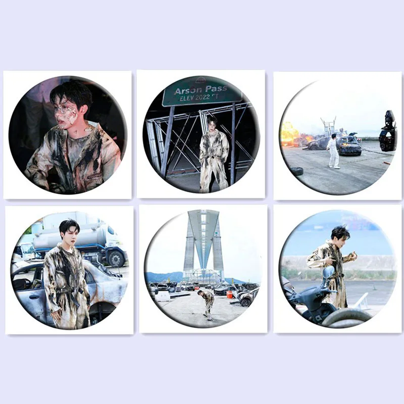 

Wholesale Kpop J-Hope Brooch Pin Badges New MV Brooch Pin Badges For Clothes Backpack Decoration Gift Fans Collection