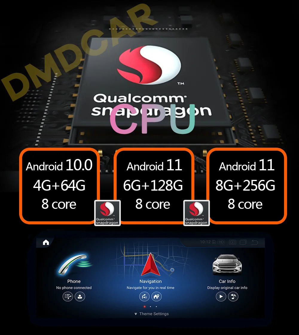 $426.00 Android 11 Snapdragon 10.25/12.5inch Car Multimedia Player GPS for Mercedes Benz CLS Class W218 2011-2018 with WiFi Autoradio