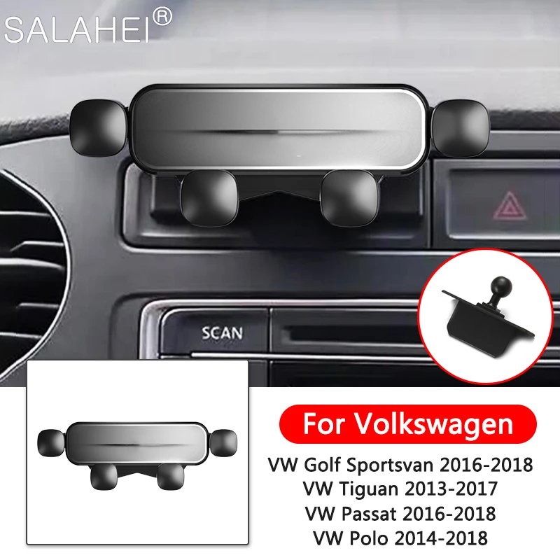 

Gravity Car Mobile Phone Mount Holder For Volkswagen VW Tiguan 5N Passat Polo V 6C Golf Sportsvan 2018 2021 Interior Accessories