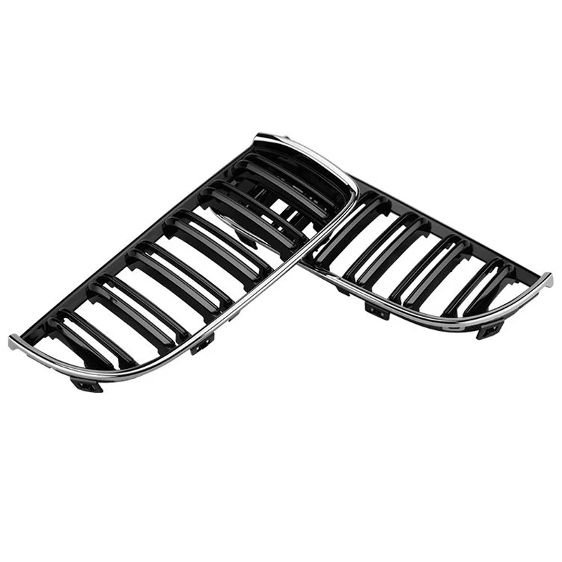 Фото Гальваническая решетка Racing Grill Глянцевая черная решетка переднего бампера автомобиля для BMW E90 E91 3 серии 323I 328I 335I 330I 325I 05-08 №5