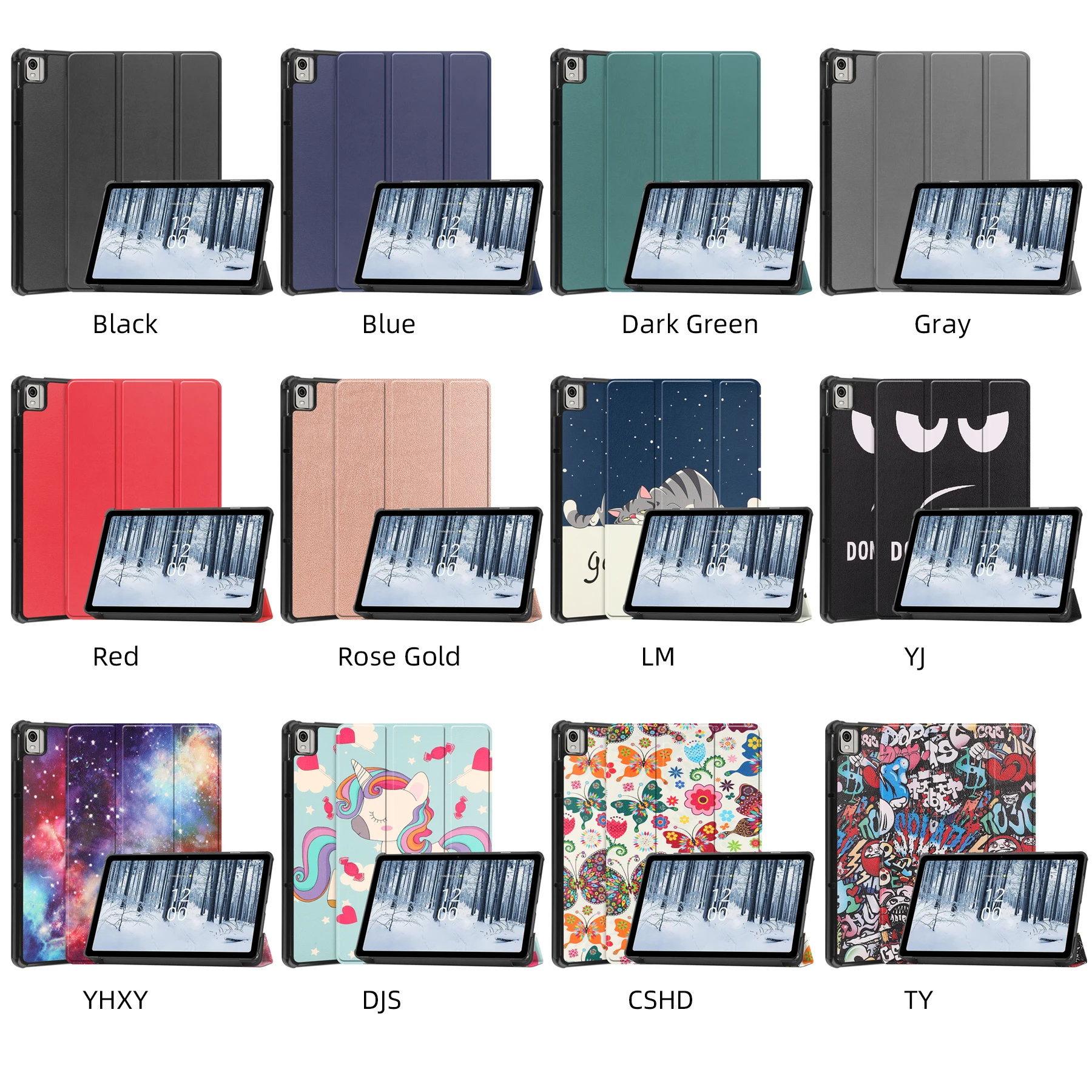 Для Nokia T21 T10 2022 T20 TCL TAB 10s 9080G 2021 VIVO PAD 11-дюймовый чехол для планшета тройная кожа из