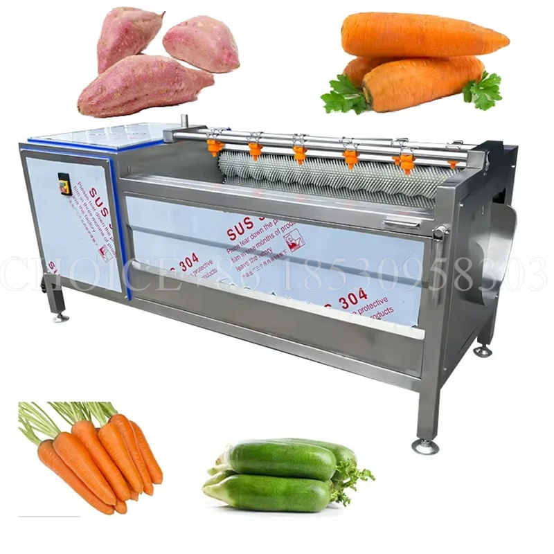 Роликовая щетка большой емкости имбирь кокос мясо пищевая промышленная