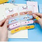 20 шт. Симпатичные Мультяшные Простые Изогнутые пластыри с рисунком, повязки для ран, клейкие пластыри, повязки, повязки для детей