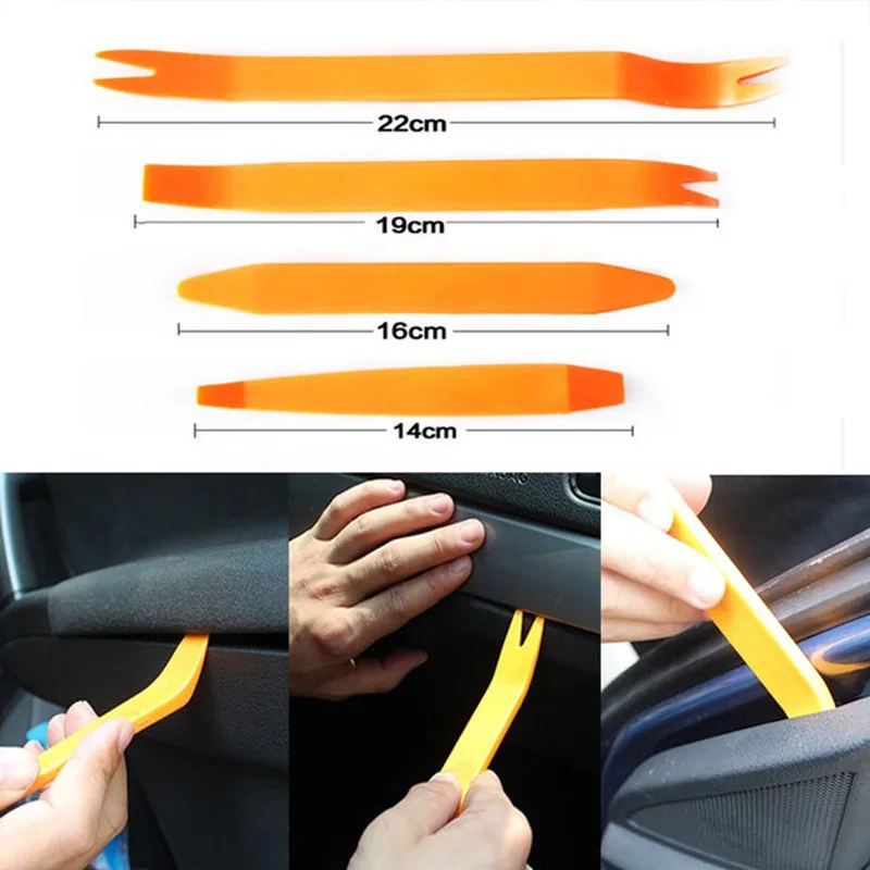 

4PCS Tool Set Car Radio Stereo Install Tools Door Trim Dash Panel Removal Pry Repair Tool herramientas ferramenta Car Tool Kits