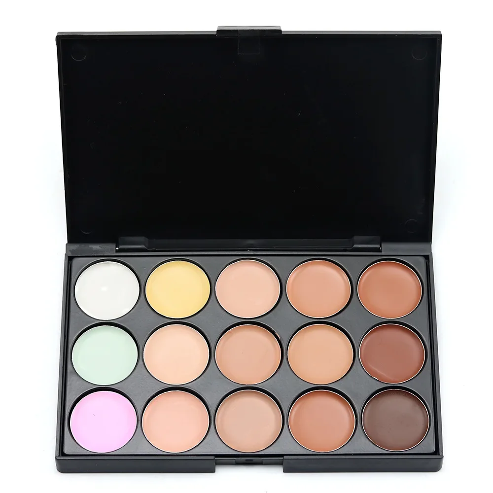 Лидер продаж Popfeel 15-цветный консилер для лица камуфляжная кремовая палитра