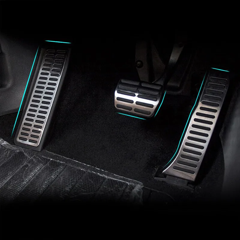 Автомобильные накладки на педали для Volkswagen Golf MK5 MK6 Jetta Tiguan Seat Leon Scirocco Skoda Octavia