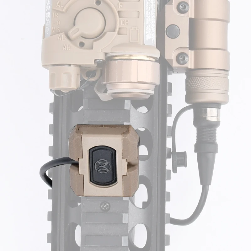 Водонепроницаемый кнопочный переключатель тактический охотничий фонарик 2 5 мм