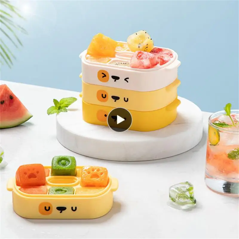 

Ps/silicone Gifts Square Tray Wine Mold With Lids Frozen Ice Maker Kitchen Tools Accessories Plastic Package Diy Bar