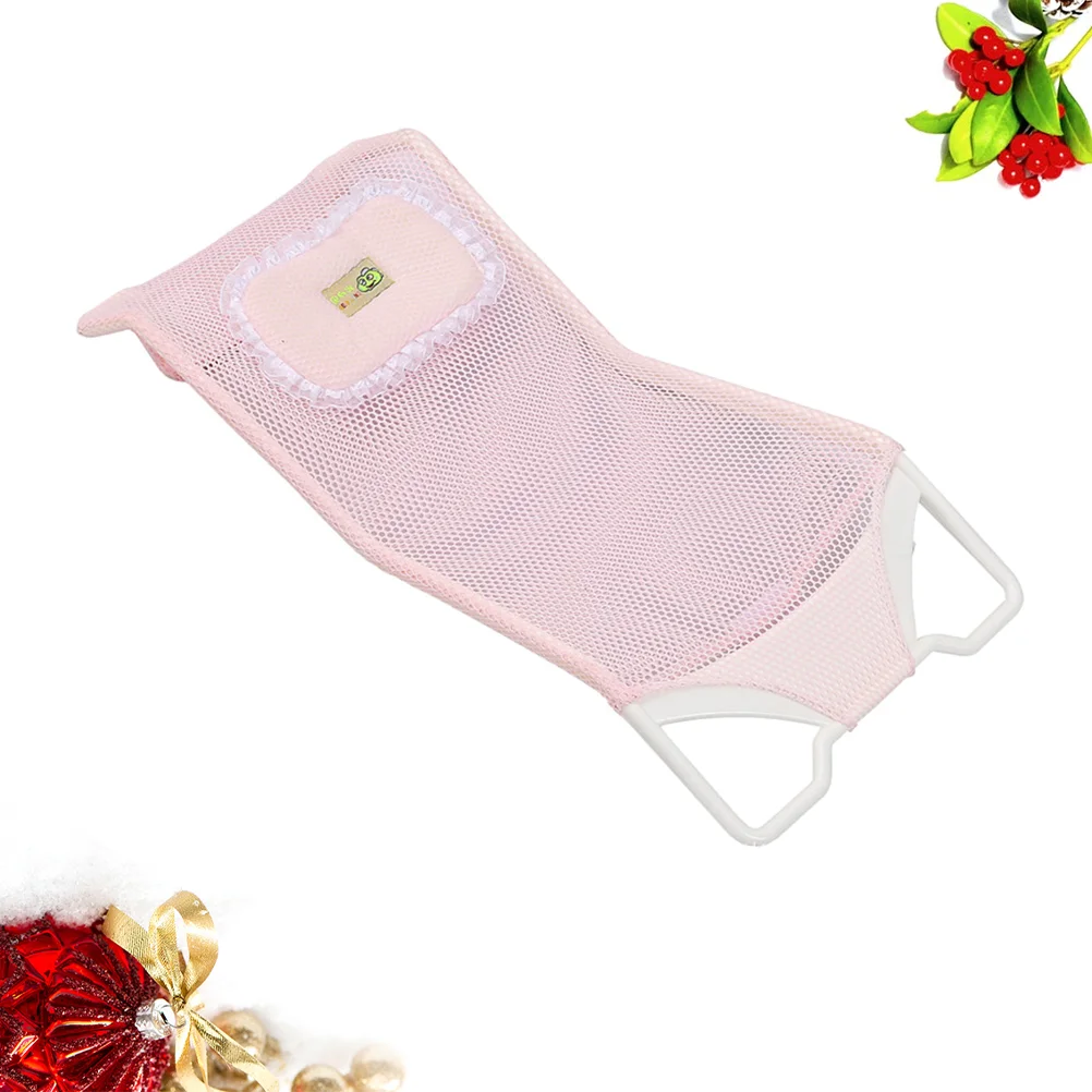 

Newborn Infant Anti-slip Bath Pad Bath Tub Support )
