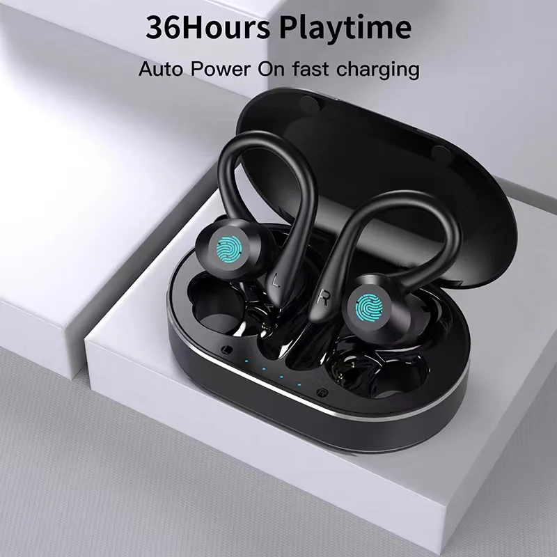 Беспроводные наушники для бега Bluetooth 5 1 с микрофоном IP6 водонепроницаемые