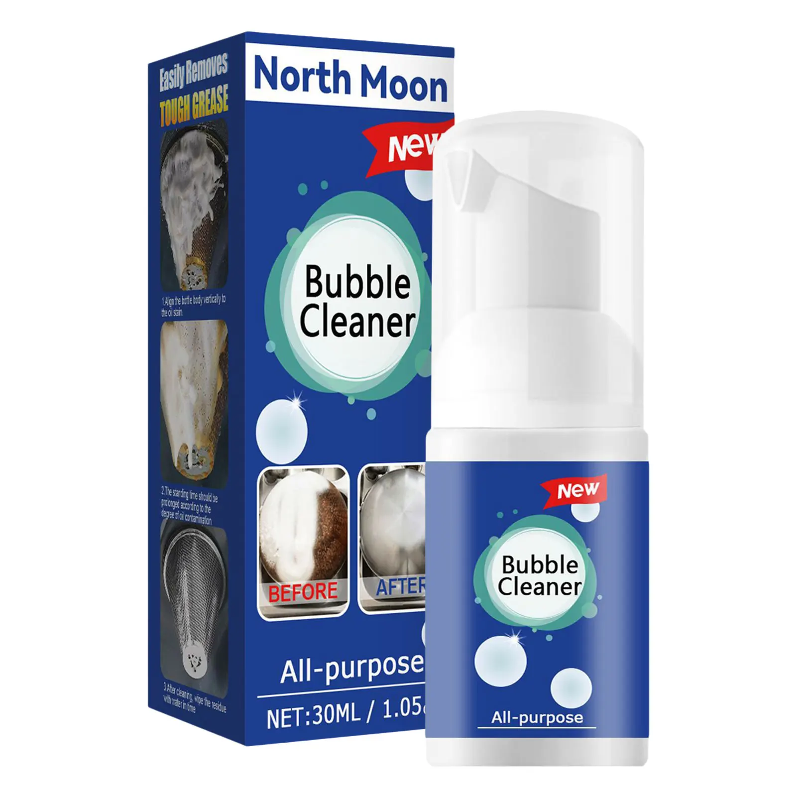 

Пенка для чистки кухонных пузырей, 30 мл