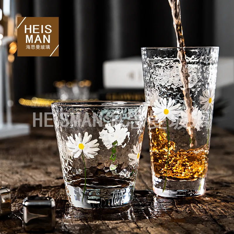 Увлажненная чашка Haisiman с рисунком маргаритки и молотка термостойкая для воды