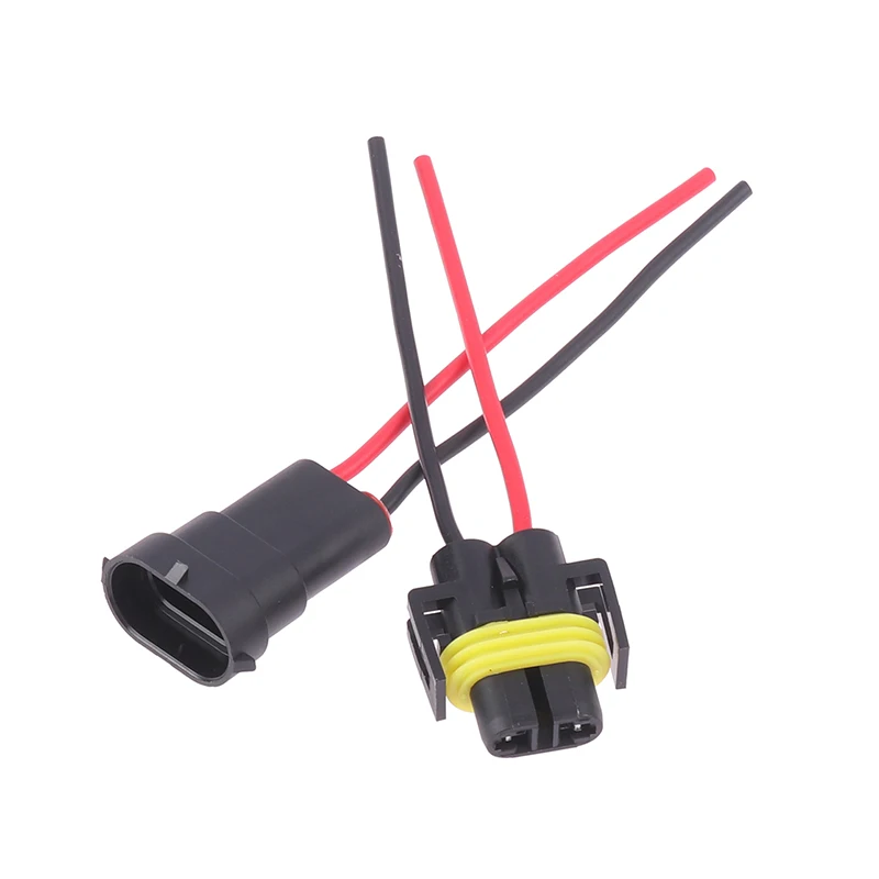 Полный комплект H11 противотуманных фар, жгут проводов, автомобильный водонепроницаемый разъем, коннектор HID фары