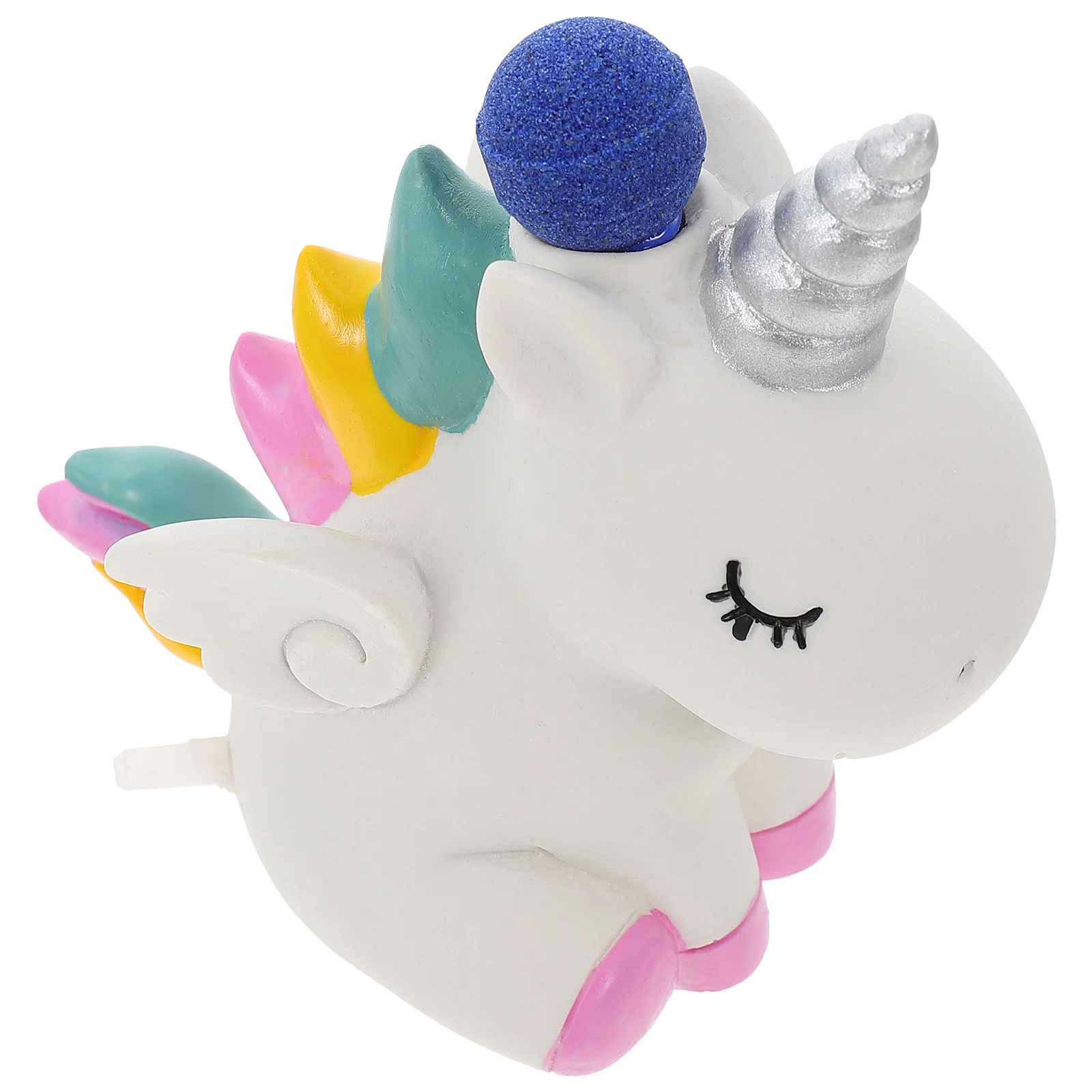 

Aquarium Ornament Resin Ornament Cartoon Unicorn-model Aquarium Decoration for Fish Tank Office Home