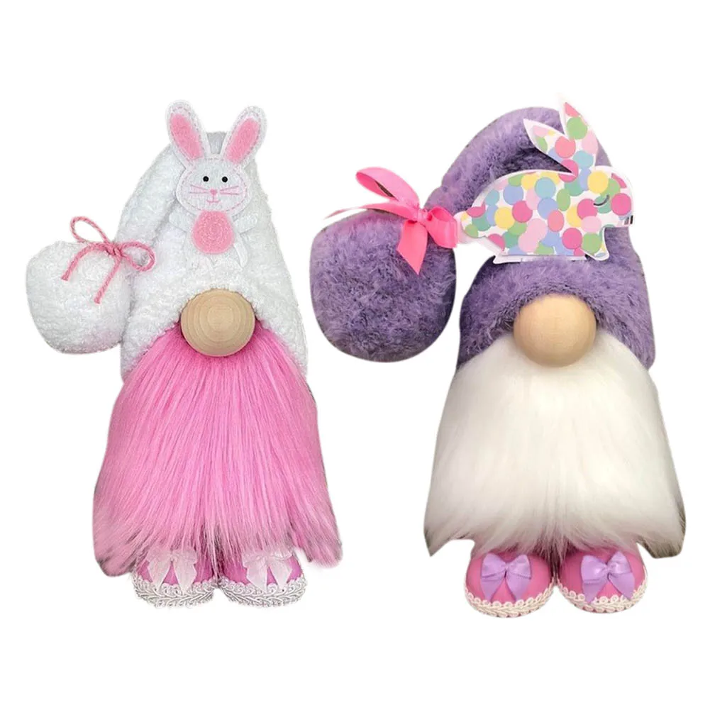 

Пасхальный милый кролик куклы-эльфы яйца кролик Вечеринка счастливая Пасха вечеринка Декор для дома 2022 Пасха Дети безликие игрушки подарки