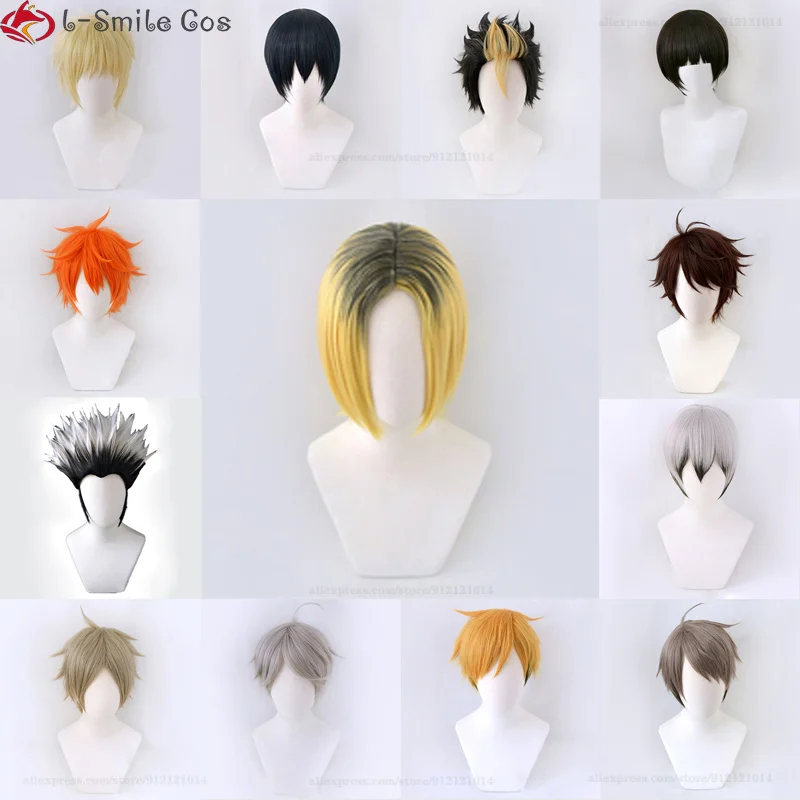 Высококачественный Аниме Haikyuu! Косплей парик Kozume Kenma Miya osdf Atsumu Shirabu Kenjiro Nishinoya Yuu Oikawa