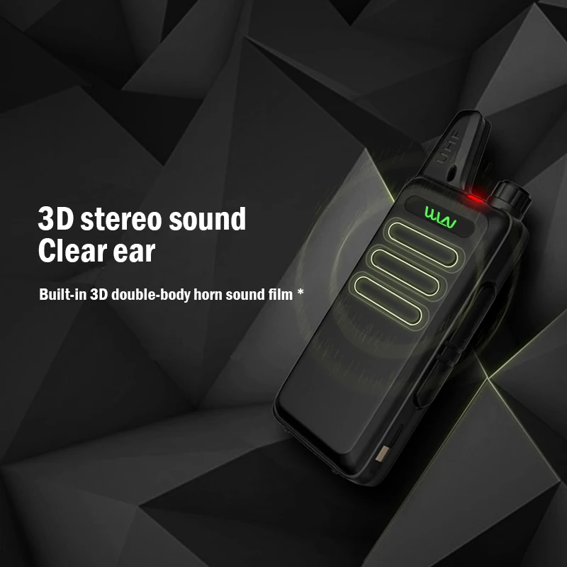 WLN KD C1 mini walkie talkie professional 1 or 2 UHF 400-470mHz supporting 16-channel Ham CB radio walkie talkie long range