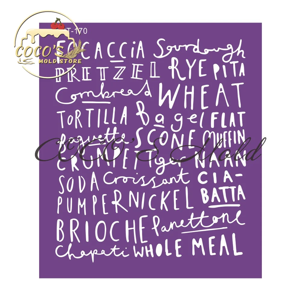 

Украшение для торта, наклейка с надписью, десерт, Кондитерская ткань, кружевная рамка, шаблон, «сделай сам», форма для рисования торта, кухон...