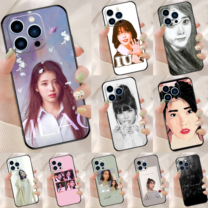 Чехол IU Lee Ji Eun Korean Star для iPhone 14 XR X XS Max 7 8 Plus SE2 11 12 13 Pro MAX чехол сотового телефона -